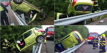 Nehoda na D5 u Ejpovic, čtyři zranění a další nehody