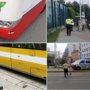 Autobusu nedala přednost řidička, tramvaj zase nabrali popeláři