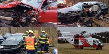 Čelní střet vozů