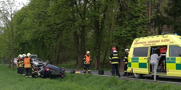 Ranní nehoda u Města Touškov