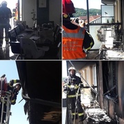 Požár bytu, zásah v tuto chvíli stále ještě probíhá