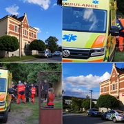 Záchranáři i policisté vyjížděli k nahlášenému pobodání