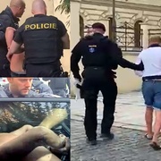 Zfetovaný muž ozbrojený nožem si vzal dítě jako rukojmí a vyskočil s ním z okna