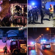 Bezdomovci zapálili bývalou ubytovnu