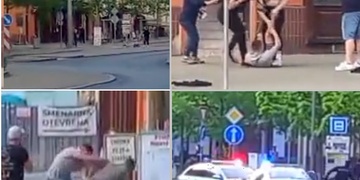 Aktualizováno: Několik osob se v neděli ráno servalo v centru Plzně