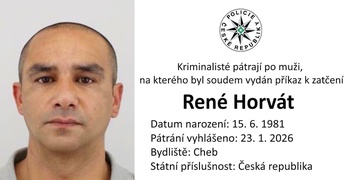 René Horvát je v celostátním pátrání