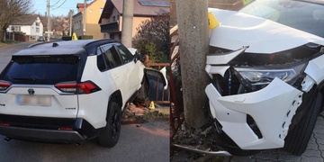Osmačtyřicetiletá řidička po nehodě nadýchala více než dvě promile