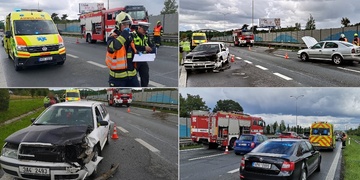 Tři nehody v Plzni během dvou hodin - aktualizováno