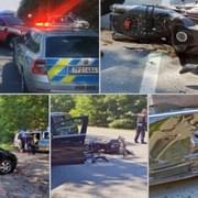 Vážná dopravní nehoda u Plzně