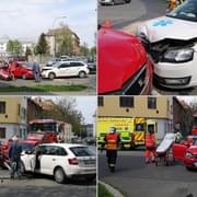 Nehoda v Plzni na Borech