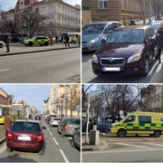 Vážná dopravní nehoda na Chodském náměstí