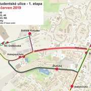 Pozor! Uzavírka Studentské