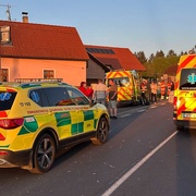 Třináctiletý chlapec jedoucí na motocyklu způsobil dopravní nehodu