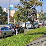 Střet pěti vozů