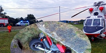 Vážná nehoda motorkáře