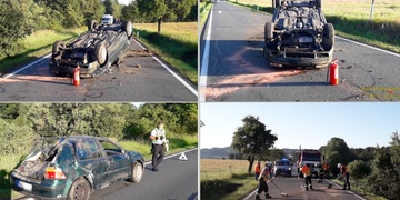 Čelnímu střetu se vyhnul, havárii už ne