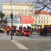 Opilý Ukrajinec vstoupil před auto na červenou
