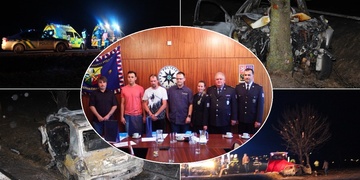 Mladý muž uhořel, ale další tři životy zachránili!