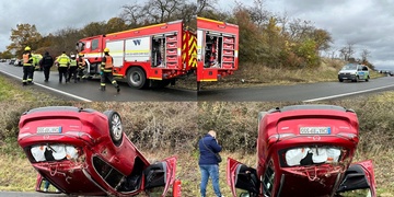 Vážná dopravní nehoda u Dobřan