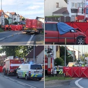 Čelní střet s kamionem muž nepřežil, o život ženy nyní bojují lékaři