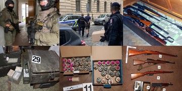 Vyhrožoval vystřílením ministerstva, doma mu pak našli doslova arzenál