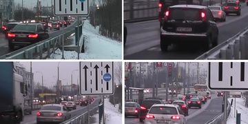 Řidiči zneužívají „rychlý pruh“ – hrozí jim až 2000 Kč pokuty, vzkazují policisté