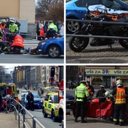 Senior srazil motorkáře v Plzni. Muž byl na místě mrtev.