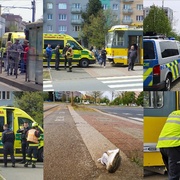 Tramvaj za sebou ženu vláčela několik set metrů