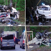 Mladý muž zemřel při střetu se stromy a můstkem