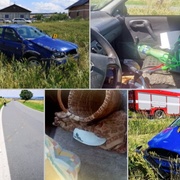 Letící mísa muže pořezala na hlavě