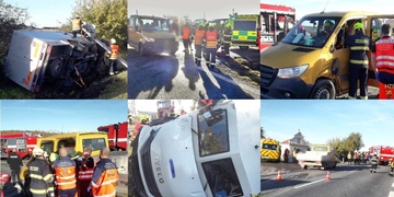 Pancéřový vůz plný peněz skončil po střetu s dodávkou na boku