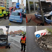 Teprve osmnáctiletá řidička křižovatkou projela jako tank