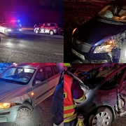 Střet tří vozů mezi Losinou a Chválenicemi