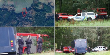 Zřícení letadla - dva mrtví