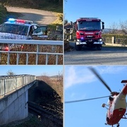 Čtrnáctiletý chlapec skočil z mostu přímo na jedoucí vlak