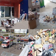 Dnešní požár v Tesco, jednou z možností i je, že ho mělo založit dítě