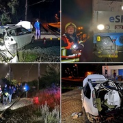 Rychlík smetl auto otáčející se na železničním přejezdu