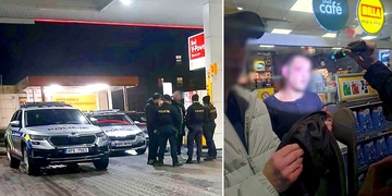 Hromadná rvačka Ukrajinců na čerpací stanici