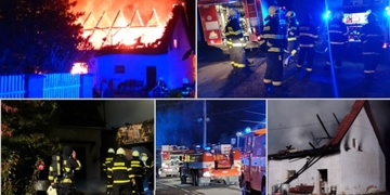U ranního požáru zasahovalo dvanáct jednotek hasičů