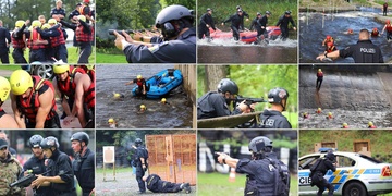 Německé policejní pořádkové jednotky dorazily za kolegy do západních Čech