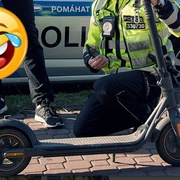 Policejní "honička" jak z hodně potrhlé komedie