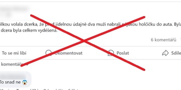 Únos dítěte před školou se nekonal