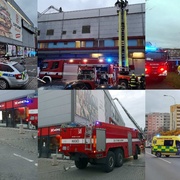 Požár v Galerii Slovany, stále aktualizujeme