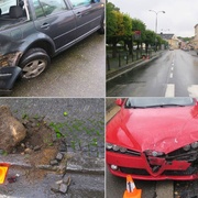 Těžce opilý řidič způsobil dopravní nehodu