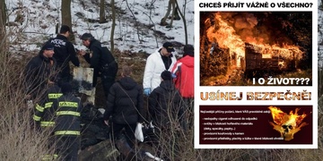 Dva lidé a dva psi uhořeli před rokem v chatce