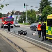 Dopravní nehoda na Slovanské třídě