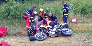 Další nehoda motocyklisty