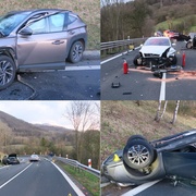 Řidič nezvládl průjezd zatáčkou