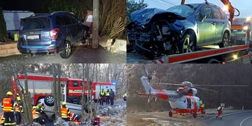 Vážné ranní nehody zaměstnaly všechny záchranné složky