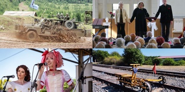 Bahna, koncert v Nepomuku, ale i setkání s mimozemšťany či herními postavičkami